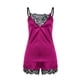 thumbnail image 2 of Conjuntos de pijama para mujer solacol, pijamas para mujer, pantalones, pijamas para mujer, ropa de dormir para mujer, ropa de dormir para mujer, ropa de dormir sin mangas con tirantes, top de satén, 2 of 4