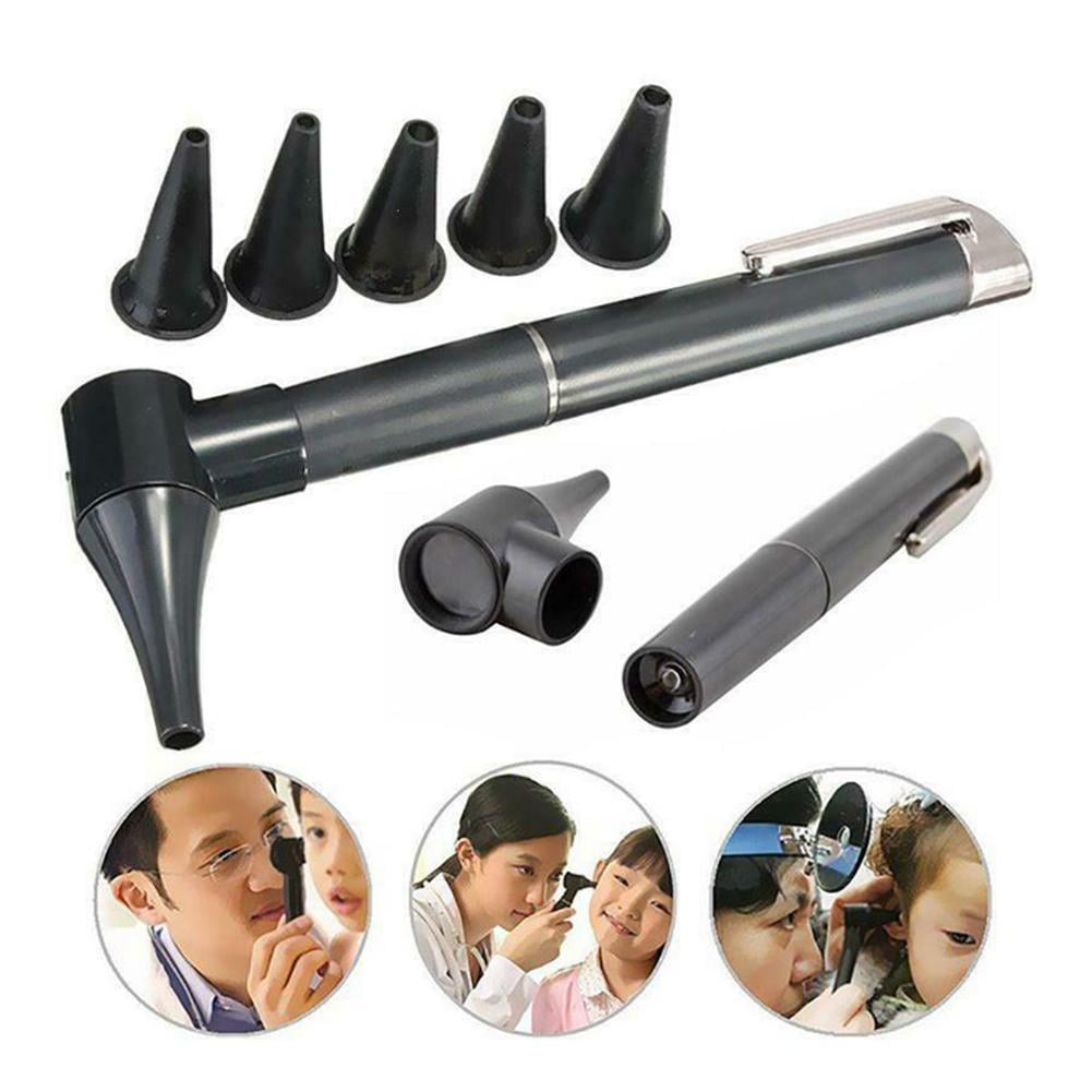 Mini Diagnostic Otoscope Kit with High Resolution Ear Light, Full