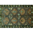 thumbnail image 1 of Ahgly Company Indoor Rectangle Persian Turquoise Blue Traditional Area Rugs, 2' x 5', 1 of 4