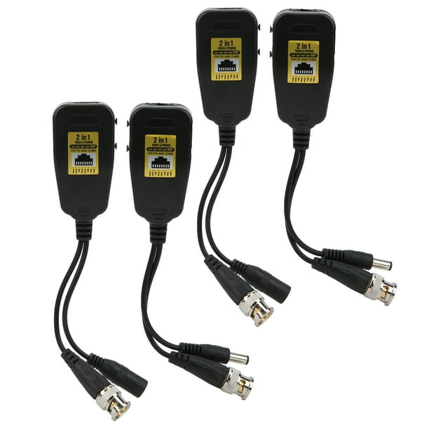 Transmisor de video HD, Transmisión, Transceptor de Pequeño de Balun de Video 4pcs, Profesional para protección contra sobretensiones antiestromule