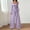 Light Purple, variant on Long Sleeve Jumpsuit for Women Ruched One Piece Wide Leg Jumpsuit Baggy Square Neck Workout Romper with Pockets, S