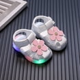 thumbnail image 2 of enyan Toddler Girl Summer Sandals Girls Jelly Sandals Summer Breathable Waterproof Fisherman Shoes For Girl Closed Toe Beach Flat-Sandals For Toddler Little Kid Big Kids,White,Size 5.5, 2 of 7