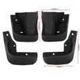 thumbnail image 1 of Qiaoxi 4pcs Car Mud Flaps Splash Guards No Drilling Required Front And Rear Wheel Mud Guard With Fastener Screws Compatible For Civic 1996-2000 Sedan Coupe 4Door, 1 of 6