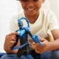 thumbnail image 3 of DC Comics, Battle-Mode Blue Beetle Action Figure, 12-inch, Lights & Sounds, Easy to Pose, Movie Superhero Kids Toys for Boys & Girls, Ages 4+, 3 of 7