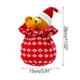 thumbnail image 3 of Chmadoxn Christmas Decorations Creative Christmas Decoration Gift Bag Children Knitted Mouth Fruit Bag Candy Bag Christmas Gift Bag Xmas Tree Ornaments, 3 of 5