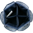 thumbnail image 4 of SINGER Sewing Storage Desktop Spinner, Craft Organizer, Navy Floral Print, 1 Count, 4 of 9