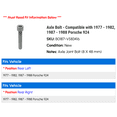 thumbnail image 2 of Axle Bolt - Compatible with 1977 - 1982, 1987 - 1988 Porsche 924 1978 1979 1980 1981, 2 of 2