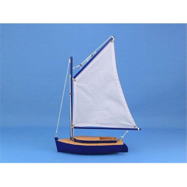 Handcrafted Model Ships CatBoat15 Barnegat Bay Cat Sailboat 15 in