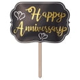 thumbnail image 2 of Foil Happy Anniversary Yard Sign, 2 of 2