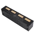 thumbnail image 3 of Indicador de sonido medidor VU de 4 vías Modos estándar y de espectro Caja de aleación de aluminio Puertos XLR 3 ganancia ajustable para equipos ANGGREK Otros, 3 of 8