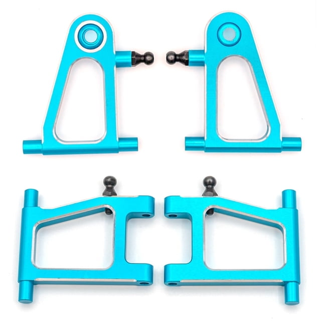 TAMIYA TT01 TT01D TT01E 1/10 RC Car Aluminum Alloy Front & Rear Lower Suspension Arms Set - CNC Machined Upgrade Parts, Exquisite Workmanship, Easy Installation for Car Enthusiasts, Durable
