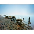 thumbnail image 2 of McLoughlin, James 24x19 White Modern Wood Framed Museum Art Print Titled - Seascape Photo I, 2 of 4