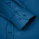 thumbnail image 4 of pstuiky camisas de hombre de manga larga, Camisa informal de color liso con botones, manga larga, cuello vuelto, transpirable y elástica para hombre camisetas de hombre l, 4 of 5
