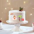 thumbnail image 4 of LOLIPPYY Beach Ocean Theme Birthday Cake Topper Set - 1 Piece Decorative Cake Decoration for Parties and Celebrations, 4 of 7