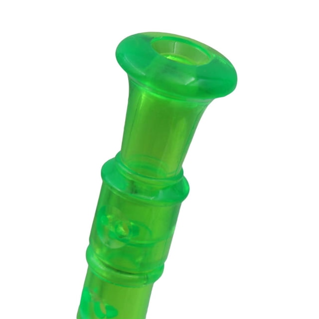 SEWACC Soprano Recorder Flute For Beginners 1Pcs Cylindrical Shape 8 Hole Design Green
