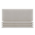 thumbnail image 1 of Vant Upholstered Wall Panels, Micro Suede Neutral Sand (4 Pack), 1 of 8