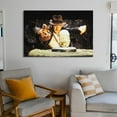 thumbnail image 6 of Raiders of The Lost Ark American Old Movie Poster Painting On Canvas Wall Art Poster Scroll Picture Print Living Room Walls Decor Home Posters 12x18inch(30x45cm), 6 of 6