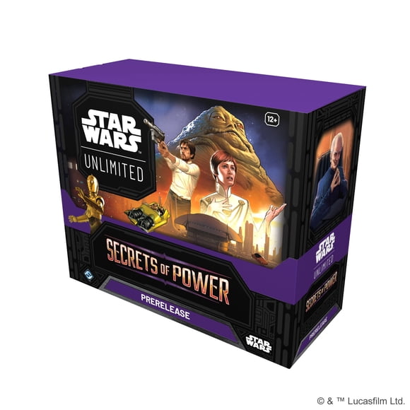 Star Wars : Unlimited TCG Secrets of Power Boîte de Pré-Lancement - Comprend 6 Paquets Booster et des Cartes Promo Exclusives, 12 Ans et Plus, 2+ Joueurs, 20 Minutes de Jeu, Fabriqué par Fantasy Flight Games