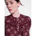 thumbnail image 5 of Scenario Women's and Women's Plus Quilted Detail Long Sleeve Top, Sizes XS-4X, 5 of 6