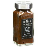 The Spice Lab Ancho Chile Powder - French Jar - Gluten-Free Non-GMO All Natural Spice - 5024