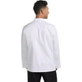 thumbnail image 3 of Soro Essentials- 44”-46” Poly and Cotton Blend Large Chef Coat Jacket with Long Sleeves and White Color- Permanent Press Twill Chef Jacket Cooking for Hotel Kitchen Restaurant Work Uniform, 3 of 5