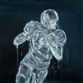 thumbnail image 2 of Atelier B Art Studio 12x12 White Modern Wood Framed Museum Art Print Titled - FOOTBALL PLAYER, 2 of 4