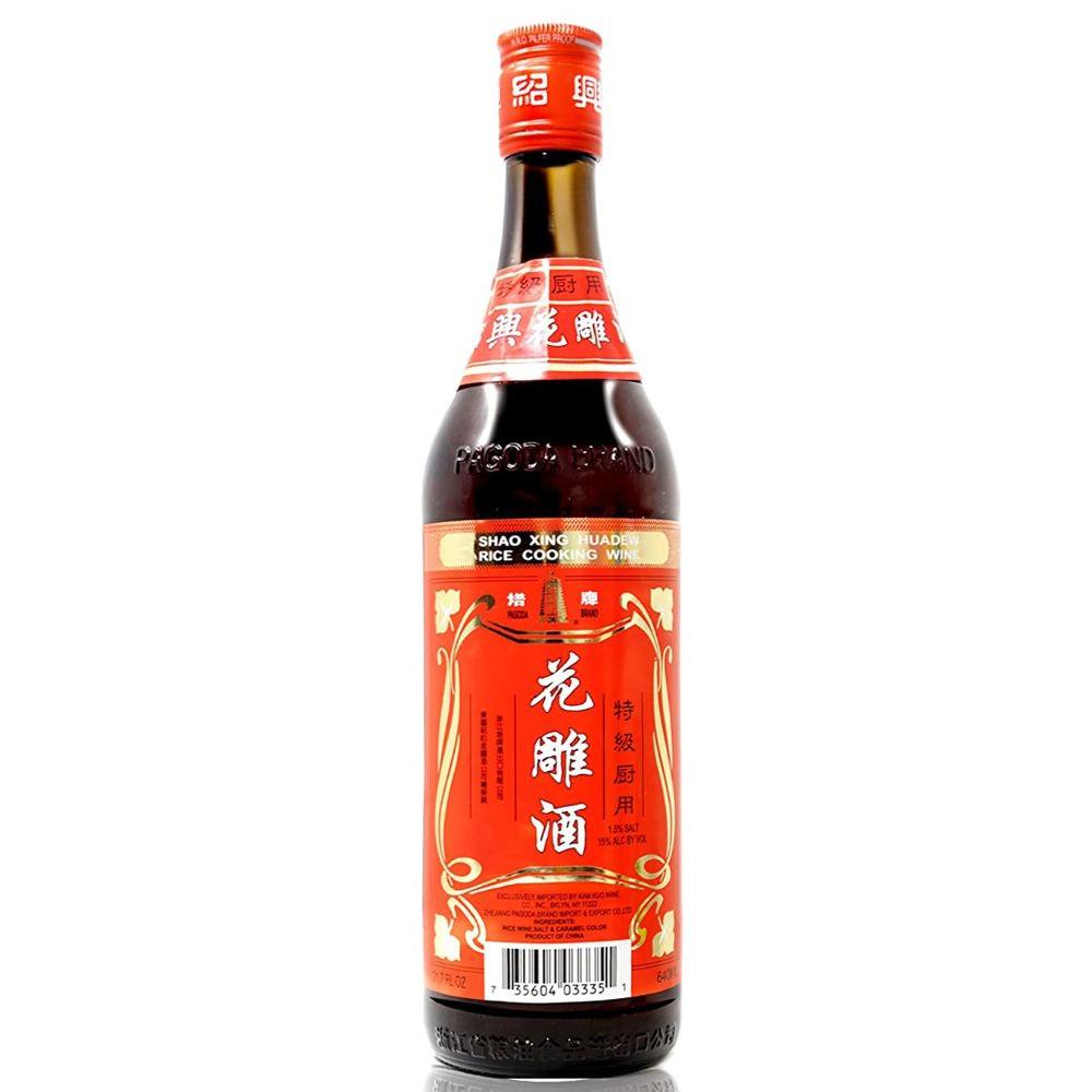 Pagoda Brand Premium HuaDew ShaoXing Cooking Wine 21.7 FL OZ (640 mL