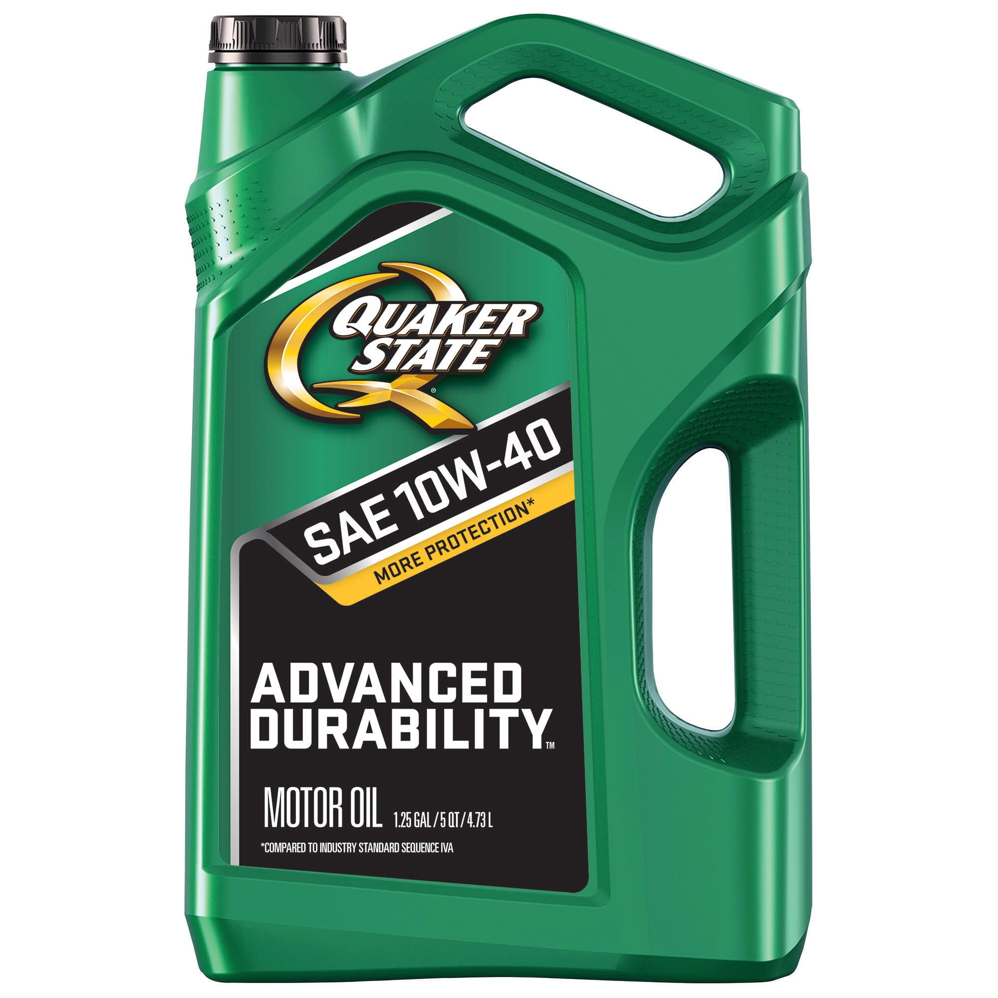 Quaker State Advanced Durability Conventional Motor Oil 10W40, 5 Quart