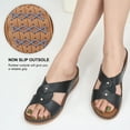 thumbnail image 5 of Ablanczoom Womens Sandals Slip-on Platform & Wedge Sandals for Women Slides Shoes, 5 of 7