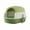 Green, variant on Cat Litter Box Cat Litter Tray with Lid, Detachable Hooded Enclosed Litter Pan Cat Toilet Cat Litter Tray for Home Living Room(Green B)
