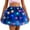 Blue, variant on Hpapadks Womens Skirts Led Light Up Tutu Skirt Glowing Fairy Angel Mesh Rave Party Costume Blue One Size