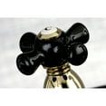 thumbnail image 4 of Kingston KB1752PKXBS Duchess Two-Handle 4-Hole 8" Centerset Kitchen Faucet with Brass Sprayer in Polished Brass, 4 of 7