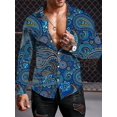 thumbnail image 1 of Camisas de manga larga de verano para hombre, camisa cómoda y transpirable de gran tamaño, ropa de cuello redondo para hombre, tendencia callejera , tops para hombre, 1 of 6