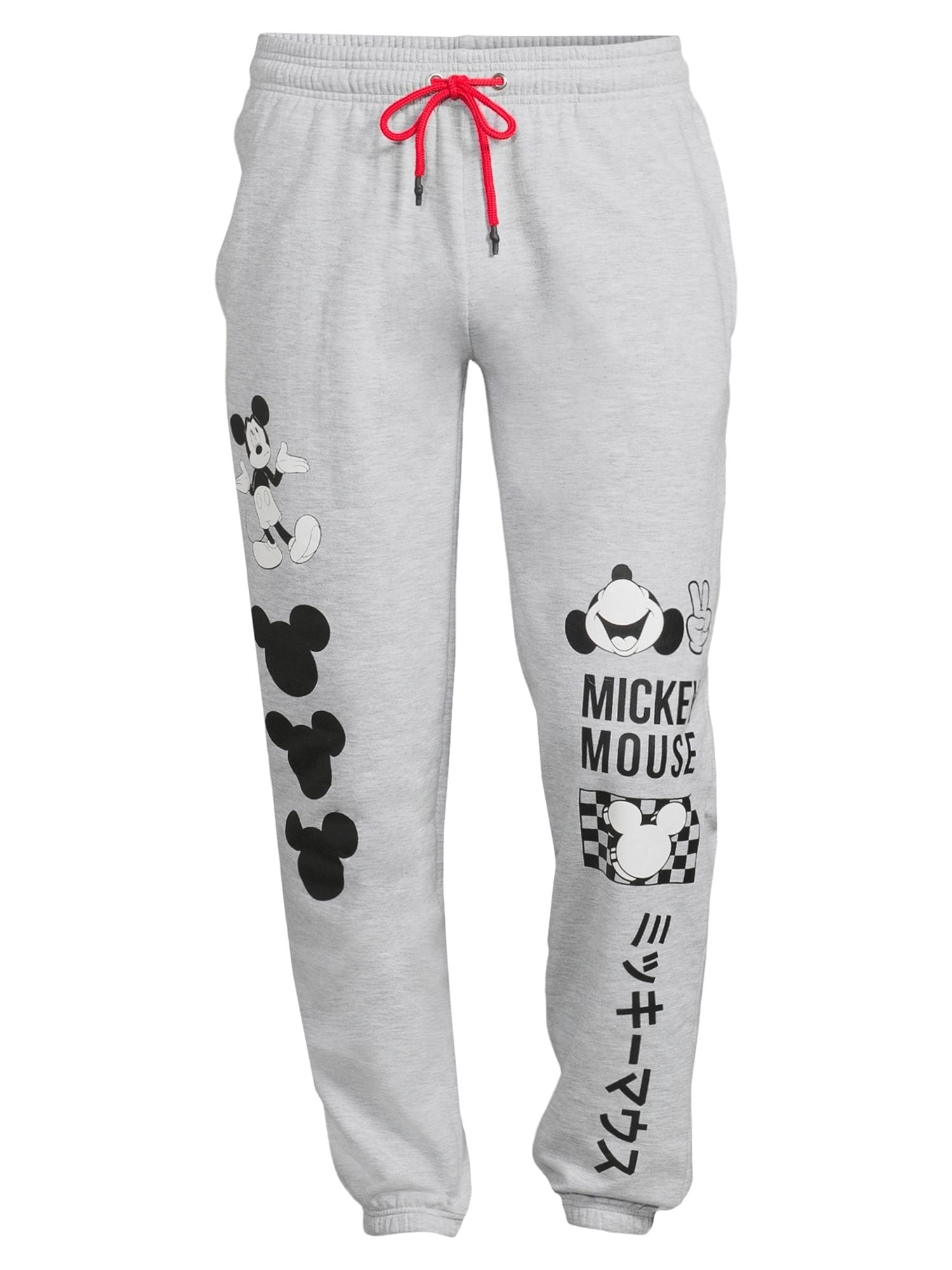Disney Mickey Mouse Logo Print Cotton/Polyester Men's Sleep