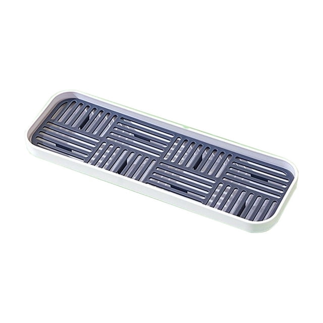 Birdeem Soap Hold Large Rectangular Soap Box Plastic Soap Tray That Can Be Disassembled on the Upper Layer Soap Stand That Can Hold Multiple Soaps At the Same Time