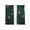Green, variant on Teal Stars Sheer Curtains 72 Inch Length 2 Panels Set, Elegant Art Sky Star Voile Window Treatment Rod Pocket Curtains Sheers Drapes for Bedroom/Living Room/Kitchen 52"x72"x2
