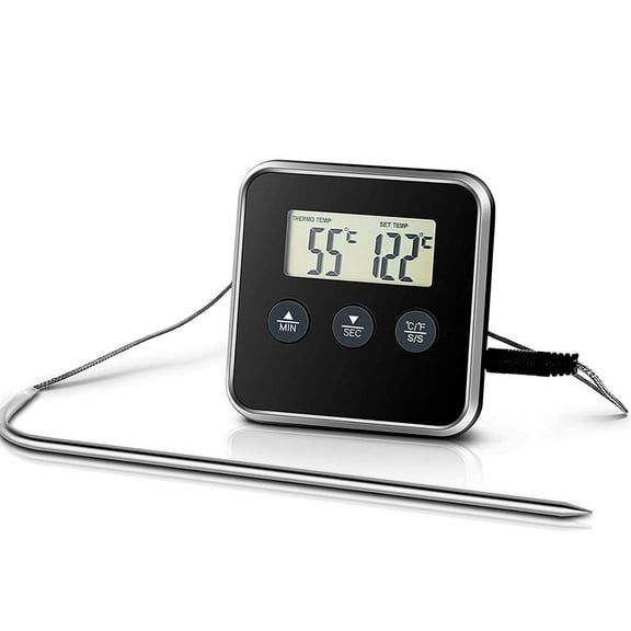 jojofuny Instant Read Meat Thermometer for Chefs with ABS Material for Outdoor Barbecue 1Set