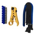 thumbnail image 1 of Compression Tool For Coax Cable Stripping Cable Cable Modem Setup Antiskid Handle 22Pcs, 1 of 2