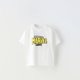 thumbnail image 1 of Camiseta blanca informal para niños y niñas, ropa de moda, disfraz de verano para bebé, camiseta Base de manga corta con cuello redondo, camisetas de dibujos animados, 1 of 5