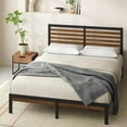 thumbnail image 1 of Zinus 35 inch Kai Bamboo and Metal Platform Bed Frame, 1 of 9