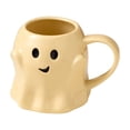 thumbnail image 2 of Gecau Halloween Themed Ghost Shape Mug Weird Drinking Cup Ceramic Ideal Decor for Halloween Party Home Must Have Gift 450ml, 2 of 6