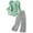 Light Green, variant on MDUKONU Women's Linen Embroidered Top and Wide Leg Pants Set for Everyday and Wear in Summer Light Green XXXL