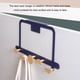 thumbnail image 5 of Naiovety Gancho trasero para puerta Hogar Dormitorio Sala de estar Colgando Toalla Abrigo Percha Perforadora Organizador libre Soporte Almacenamiento y organización del hogar Azul, 5 of 6
