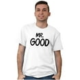 thumbnail image 6 of Just Married Newlyweds Cute Matching Men's Graphic T Shirt Tees Brisco Brands L, 6 of 7