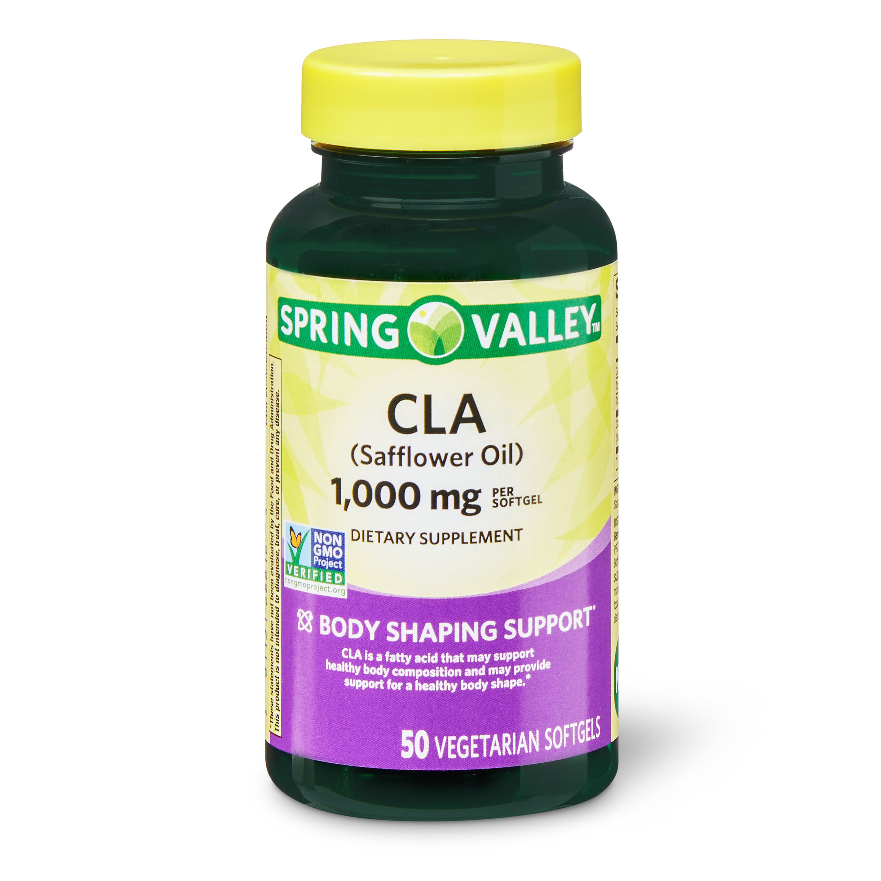 Spring Valley CLA (Safflower Oil), 1,000 mg, 50 Vegetarian Softgels