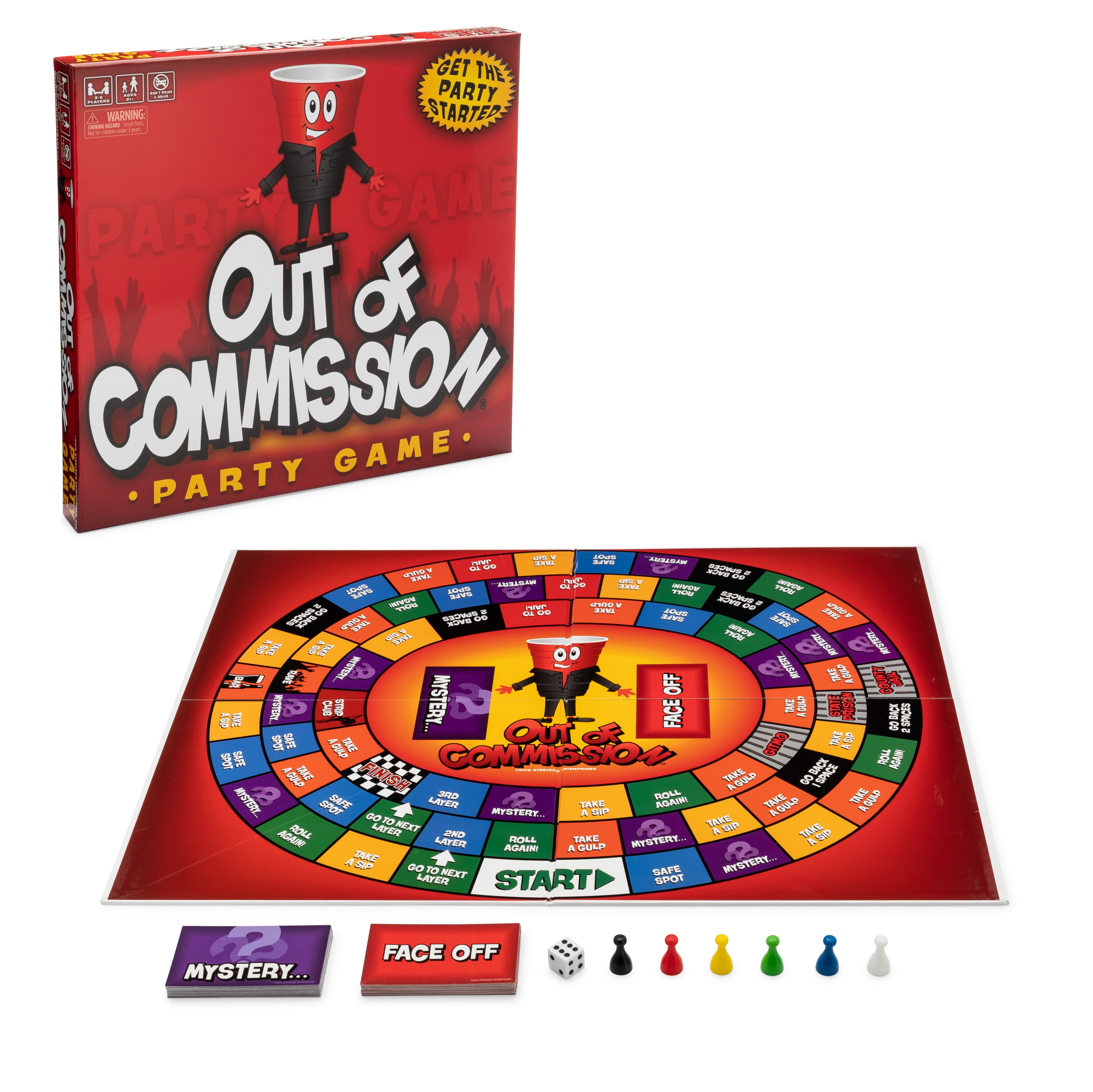 Out of Commission Party Game [A Drinking Board Game