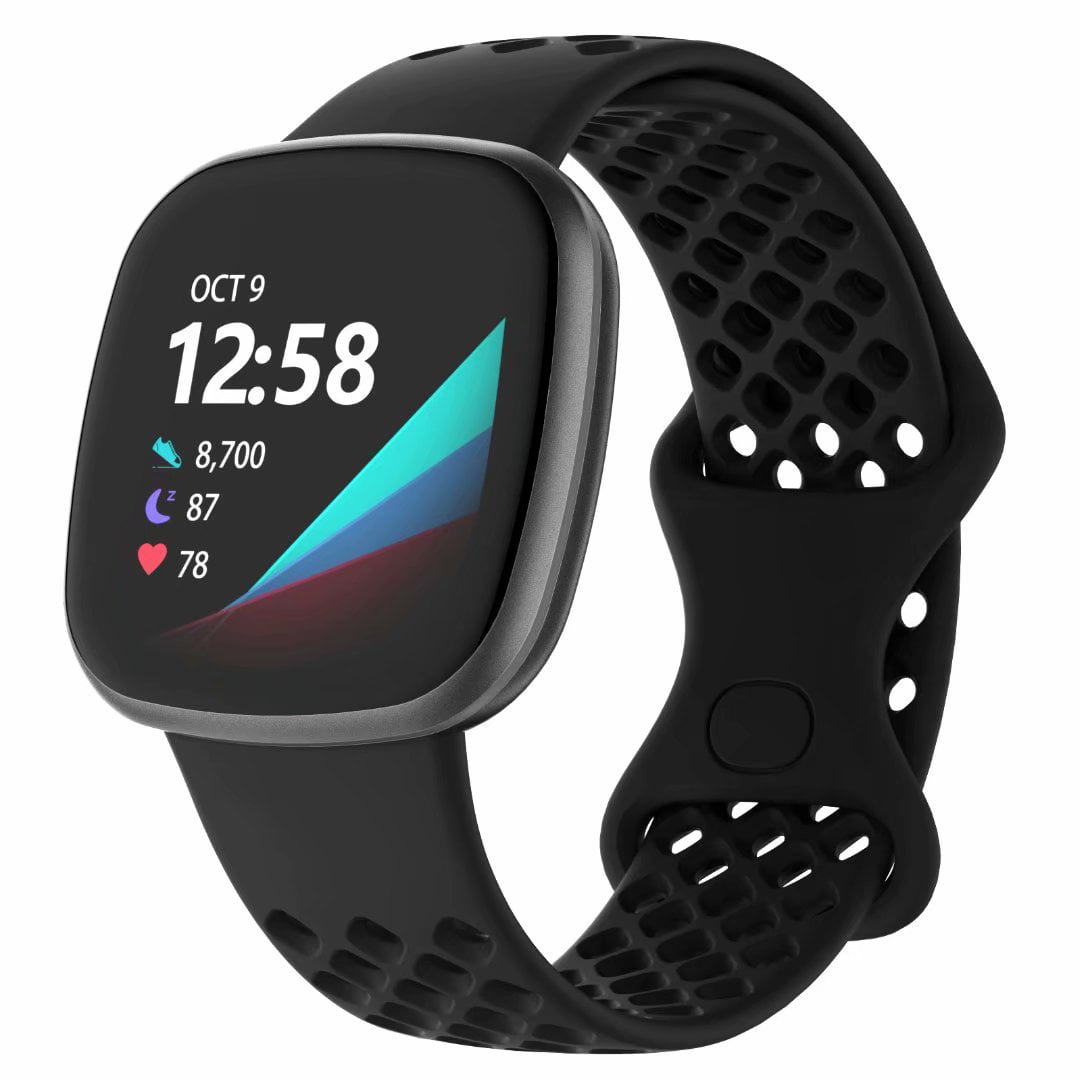 Stainless Steel Mesh Band Compatible for Fitbit Versa/Versa Lite Women Man SIRUIBO Compatible for Fitbit Versa Bands with Screen Protector 