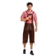 thumbnail image 5 of Disfraz de Lederhosen del Oktoberfest alemán para hombre, mono de manga corta con tirantes, camisa, sombrero, Festival de cerveza bávaro, traje de Cosplay, 5 of 5