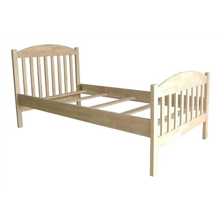 Jamestown Unfinished Twin Bed - Walmart.com - Walmart.com