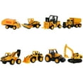 thumbnail image 2 of Mini Plastic Alloy Construction Vehicle Engineering Car Truck Model Kid Children Classic Toy, 2 of 9
